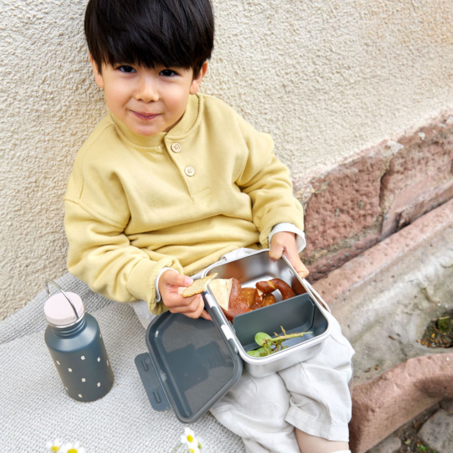 Lässig Edelstahl Kinder Trinkflasche - Happy Prints